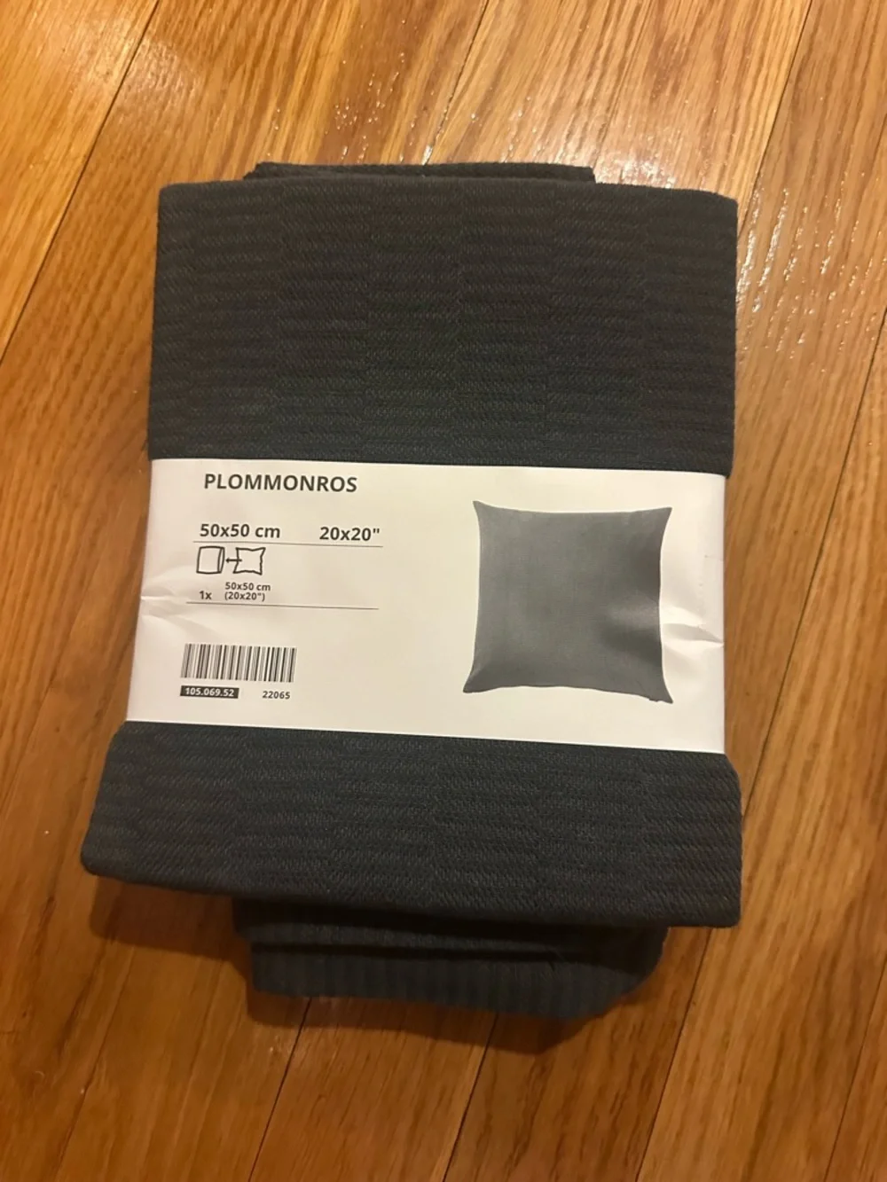 2 IKEA Plommonros Textured Cushion Covers